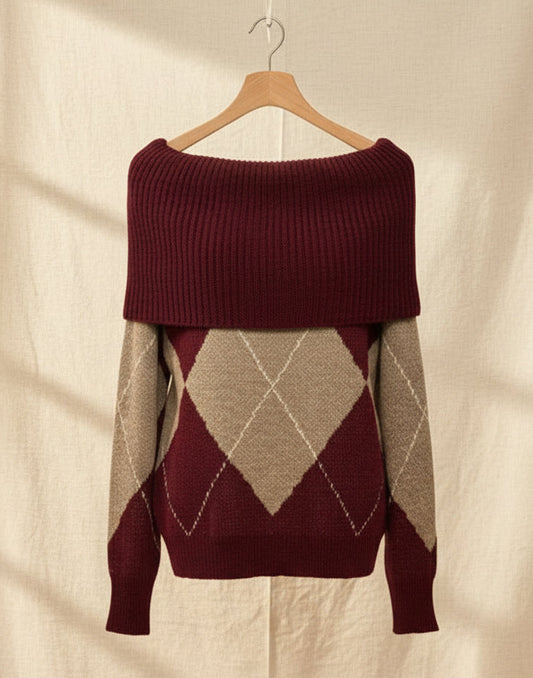 Maglioncino scollo ampio