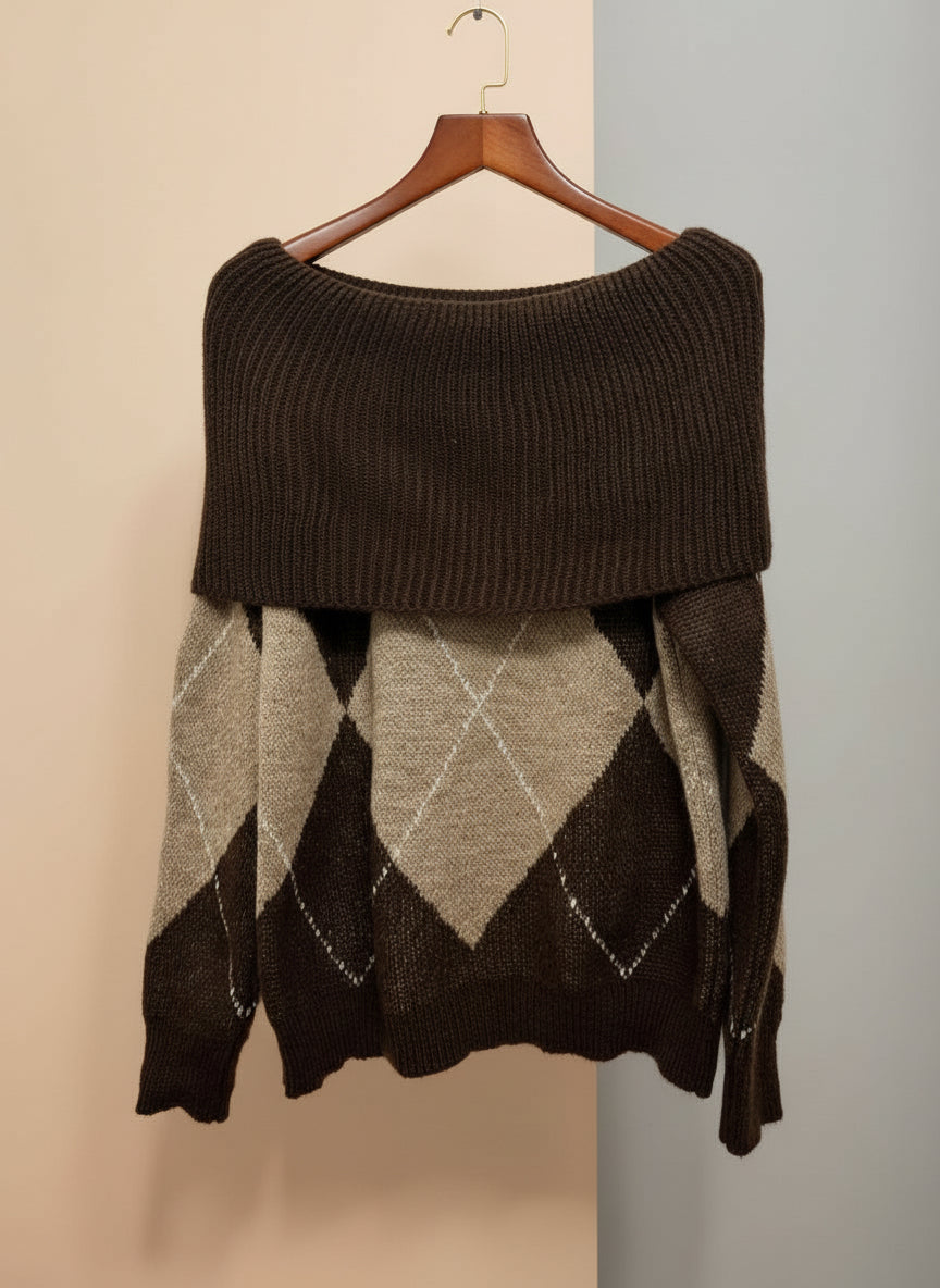 Maglioncino scollo ampio