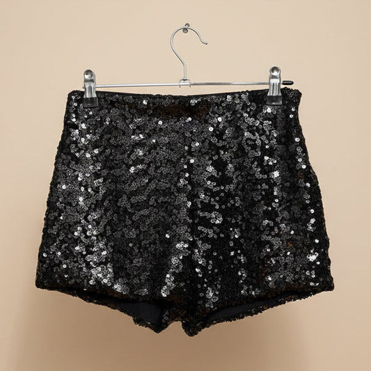 Shorts con paillettes