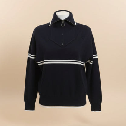Maglioncino in viscosa con zip