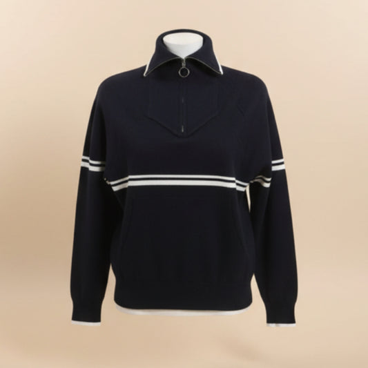 Maglioncino in viscosa con zip