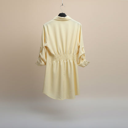 Abito camicia in viscosa di cotone