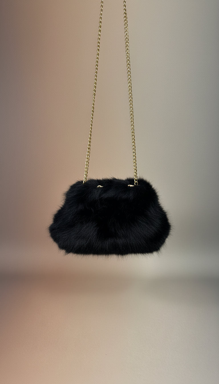 Bag ecopelliccia con tracolla