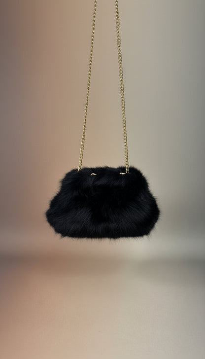 Bag ecopelliccia con tracolla