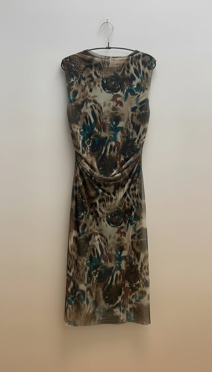 Abito in tulle maculato