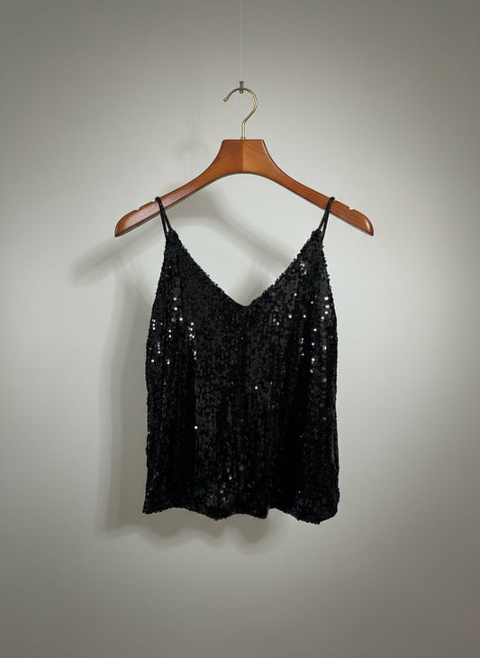 Canotta paillettes