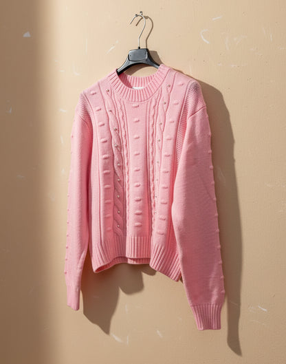 Maglioncino Crop con perline