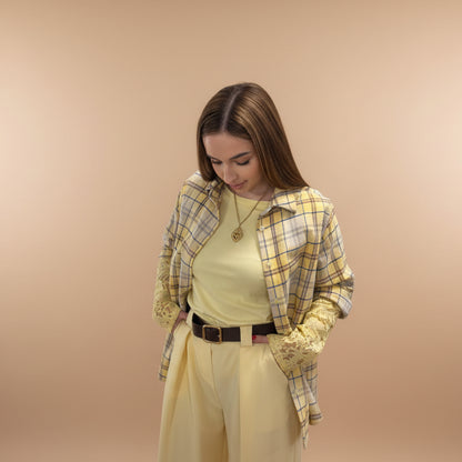 Camicia a scacchi in flanella