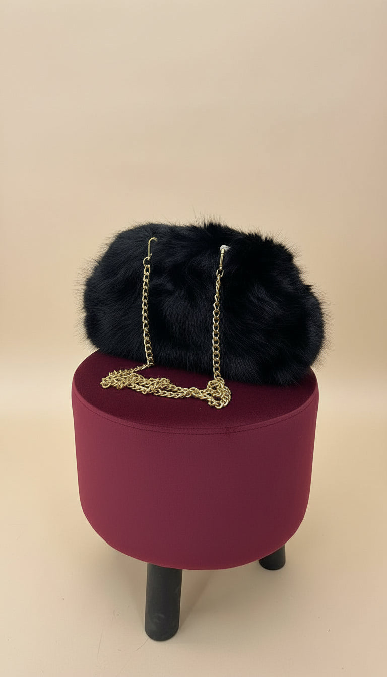 Bag ecopelliccia con tracolla