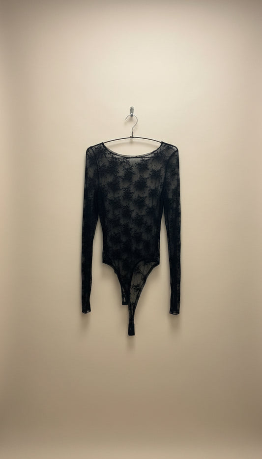 Body in pizzo con ricami