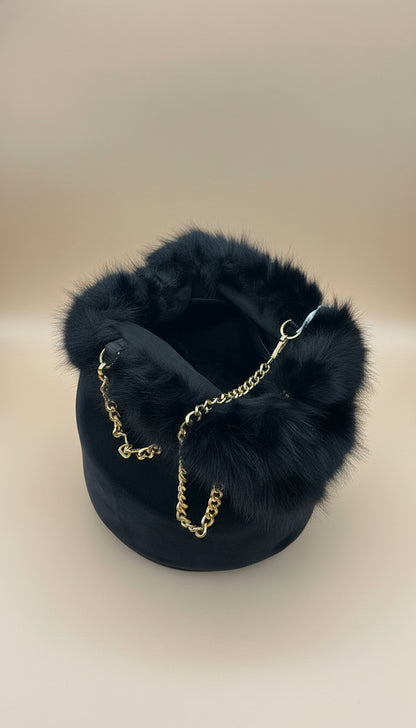 Bag ecopelliccia con tracolla