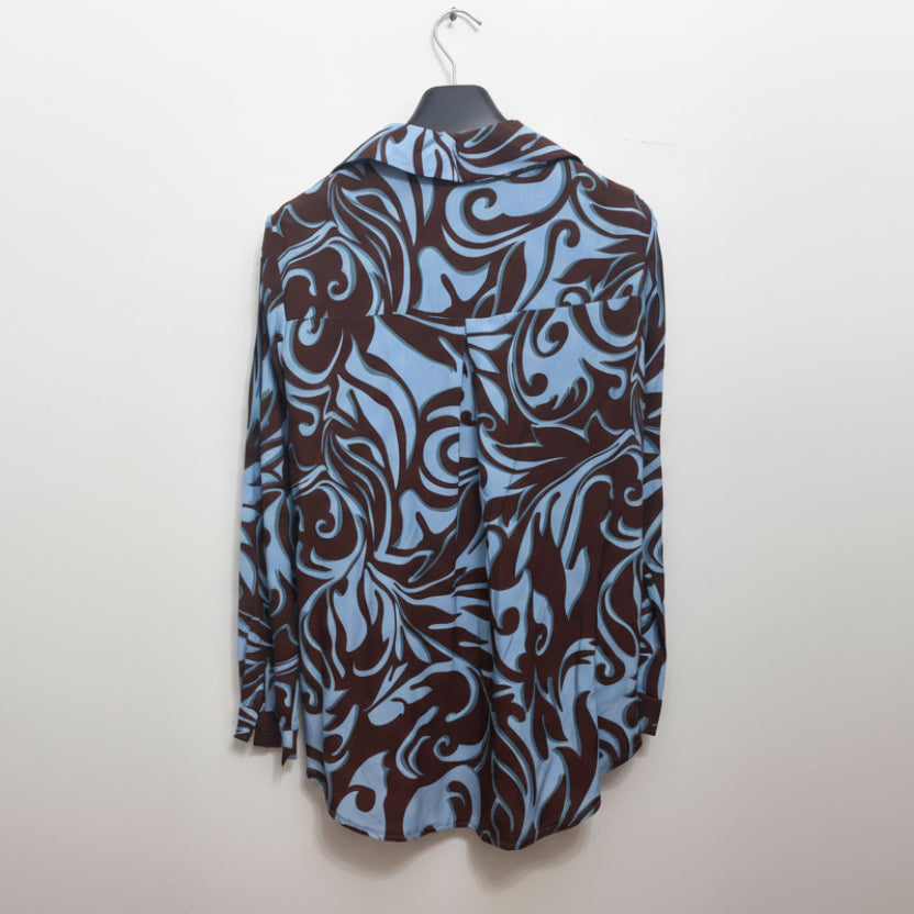Camicia in viscosa e cotone
