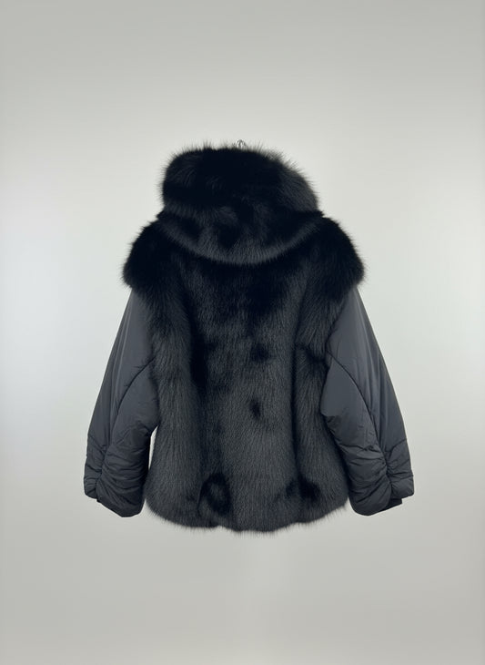 Bomber con cappuccio