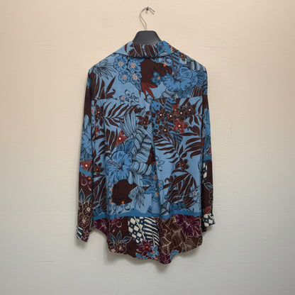 Camicia in viscosa e cotone