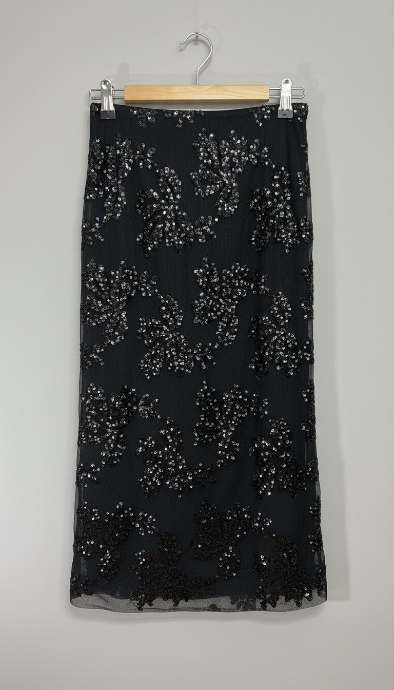 Gonna in tulle con paillettes