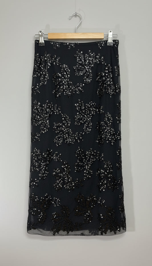 Gonna in tulle con paillettes