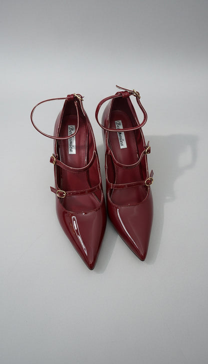 Scarpe ecopelle lucida