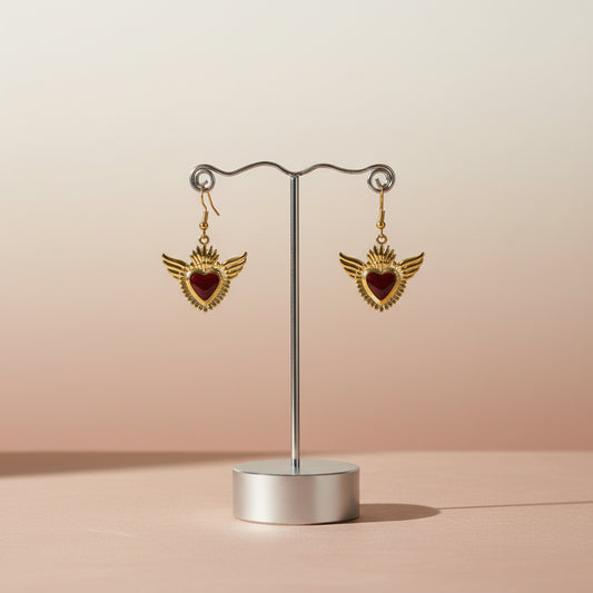 Orecchini Cuore Sacro