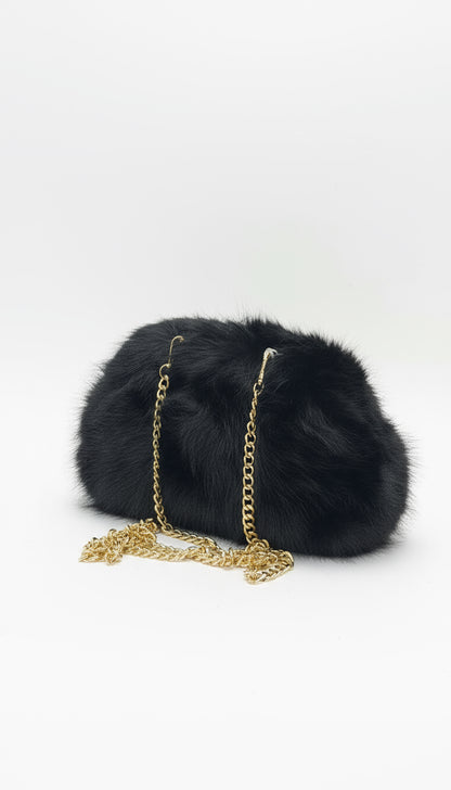 Bag ecopelliccia con tracolla