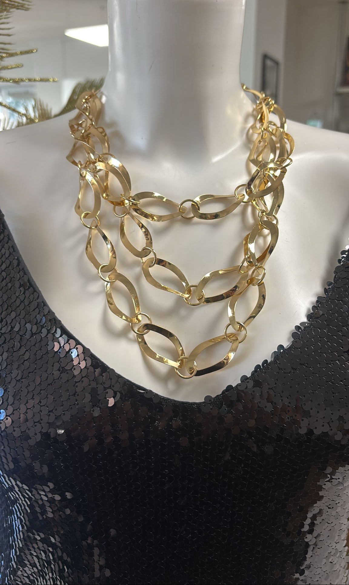 Collana tripla fila