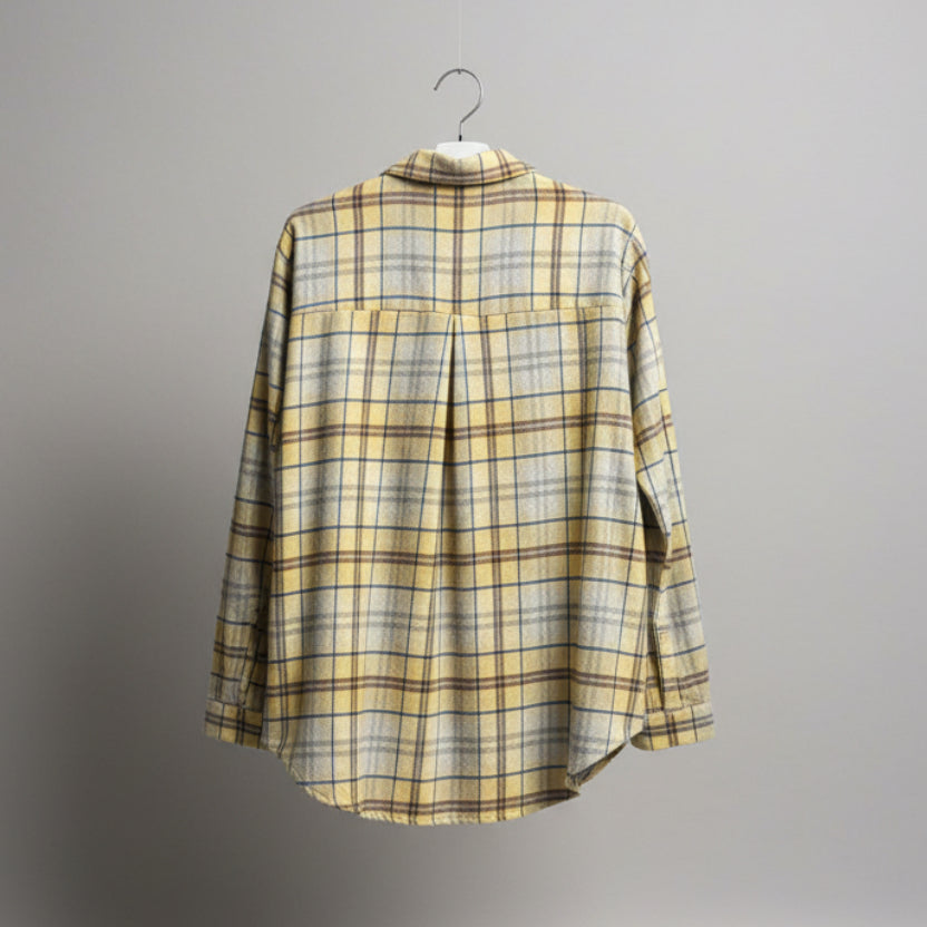 Camicia a scacchi in flanella