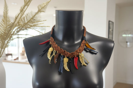 Collana portafortuna eco renna