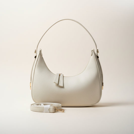 Bag a mezzaluna con manico allungabile e tracolla