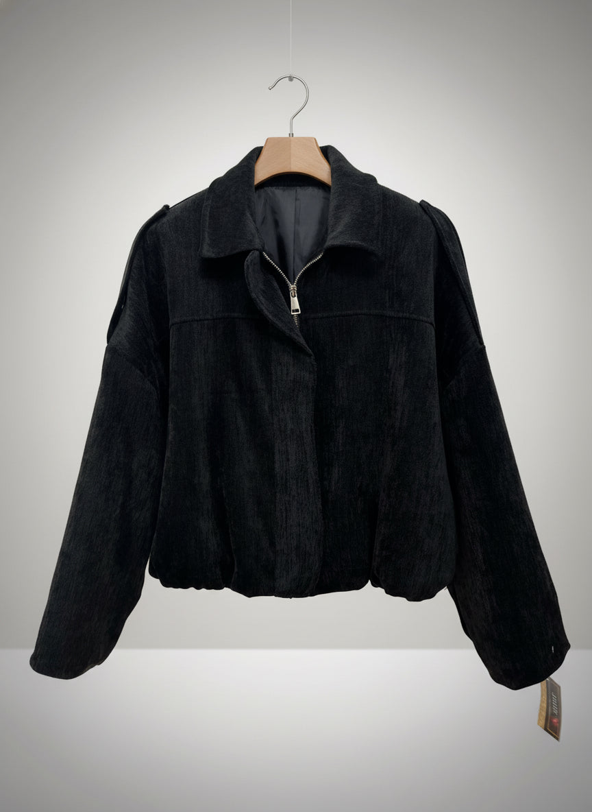 Giubbotto in velluto modello Zara