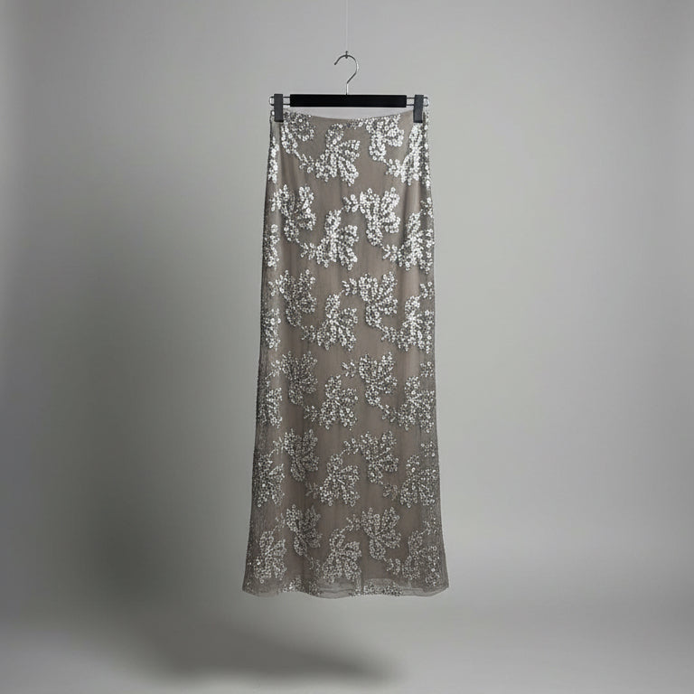 Gonna lunga con paillettes