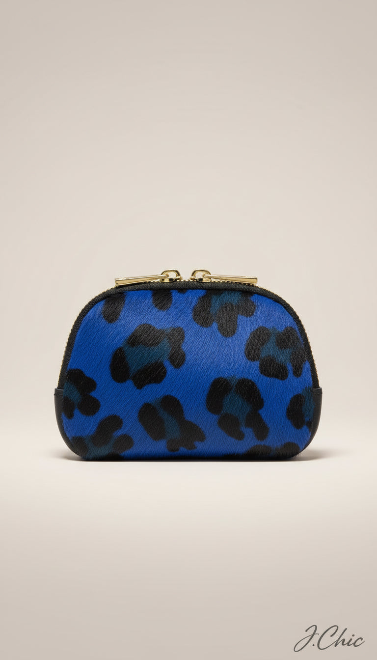 Portamonete ecopelliccia maculata