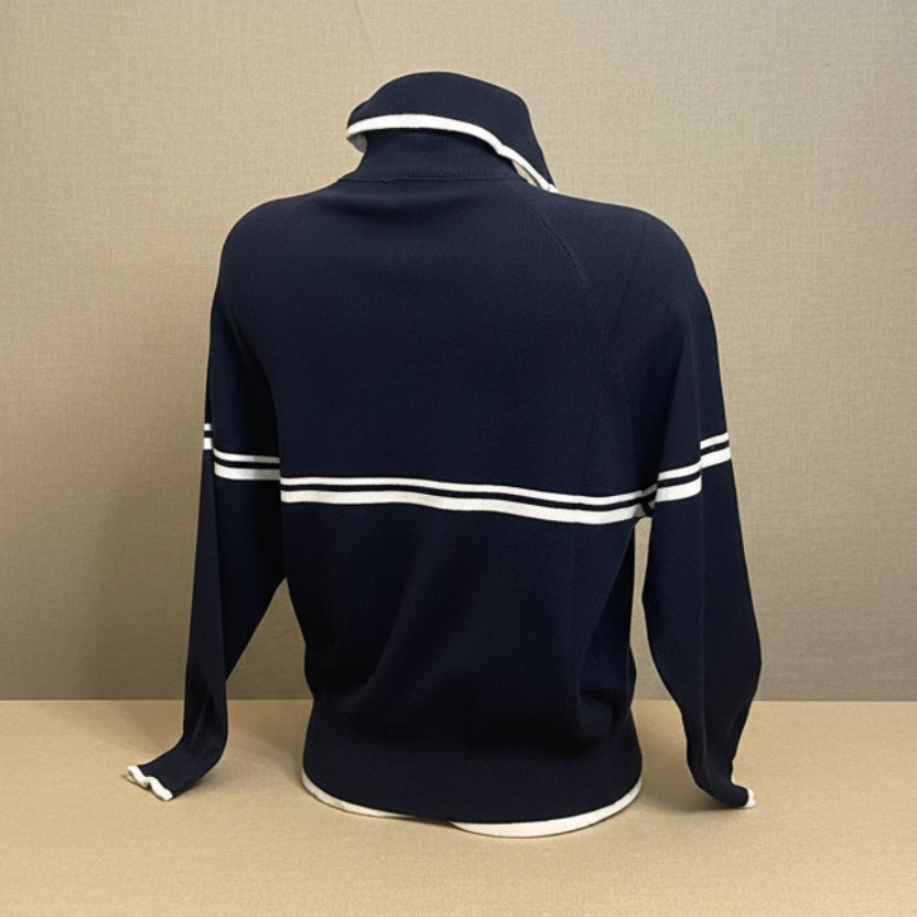 Maglioncino in viscosa con zip