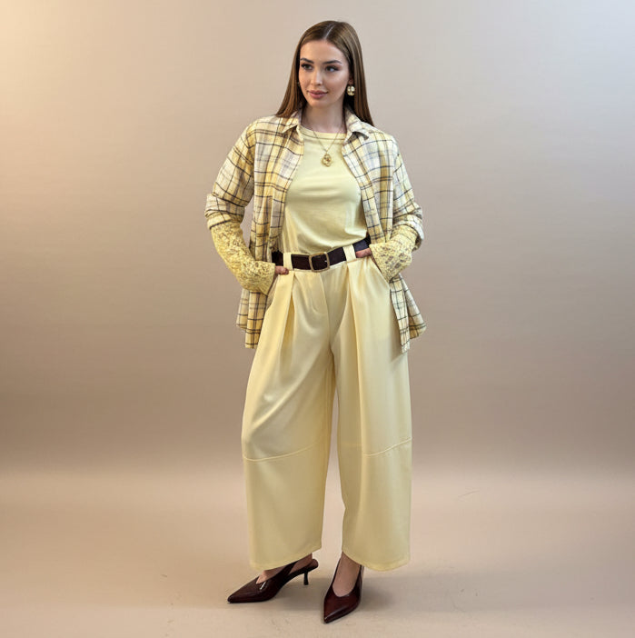 Pantalone Balloon con cintura