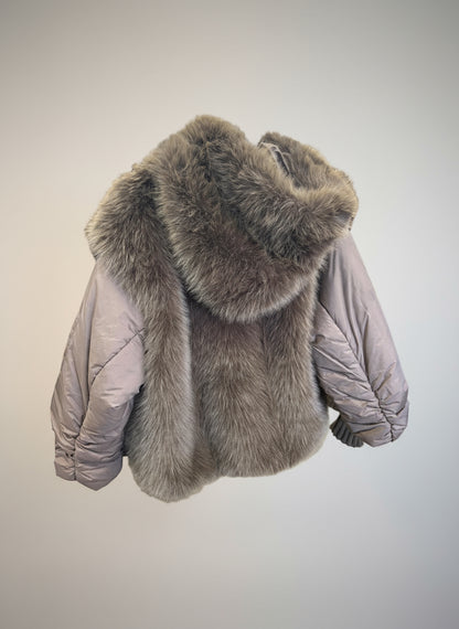 Bomber con cappuccio