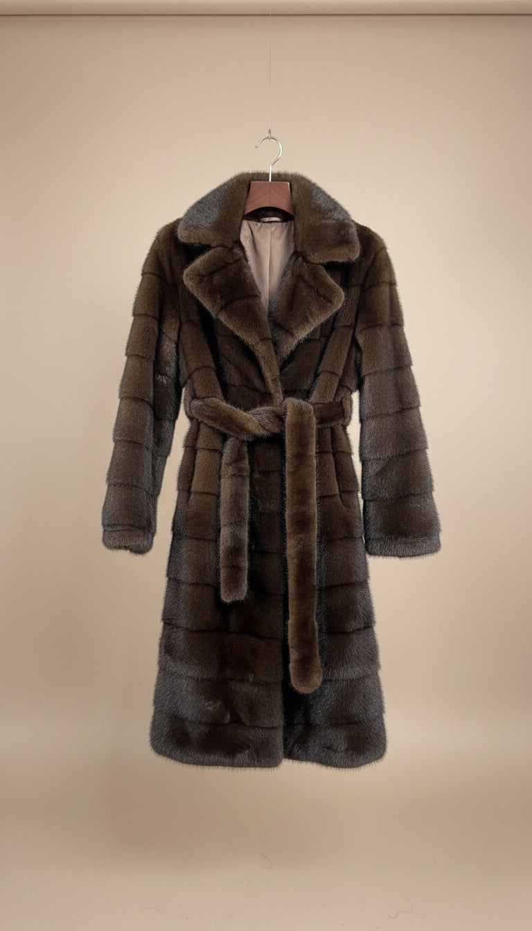 Cappotto ecopelliccia