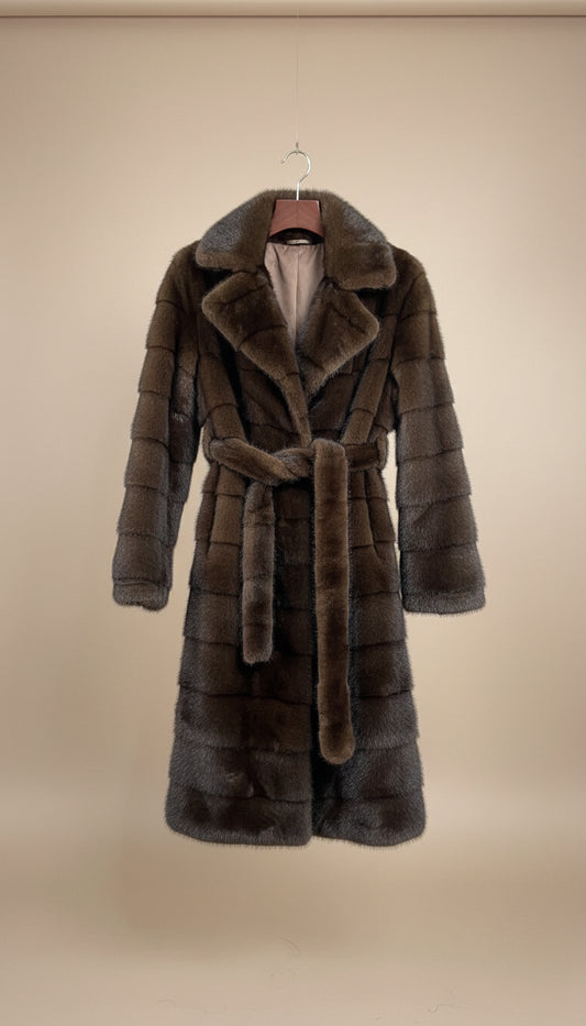 Cappotto ecopelliccia