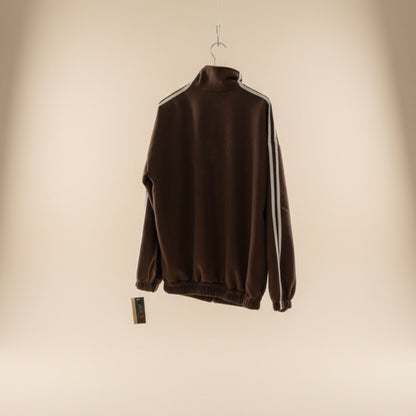 Bomber eco renna con alamari a contrasto