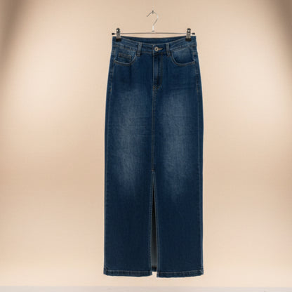 Gonna lunga in Jeans elasticizzato