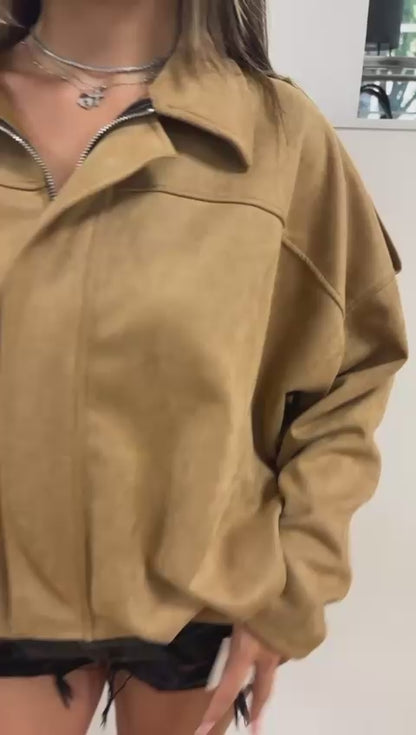 Giubbotto in eco renna modello Zara